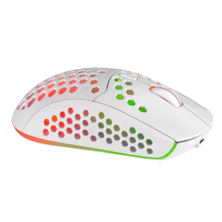 Kontrolsat - Rato Mars Gaming - Wireless - RGB - Branco - MMW3 Kontrolsat - Rato Mars Gaming - Wireless - RGB - Branco - MMW3