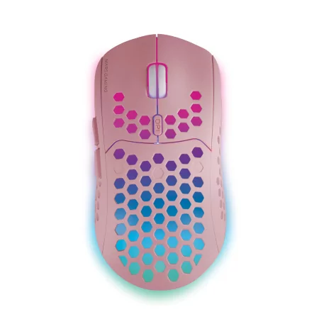 Kontrolsat - Rato Mars Gaming - Wireless - RGB - Rosa - MMW3 Kontrolsat - Rato Mars Gaming - Wireless - RGB - Rosa - MMW3