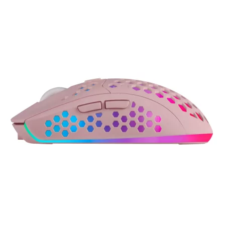 Kontrolsat - Rato Mars Gaming - Wireless - RGB - Rosa - MMW3 Kontrolsat - Rato Mars Gaming - Wireless - RGB - Rosa - MMW3