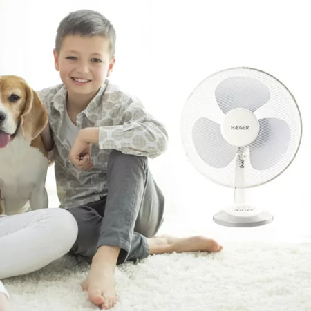 Kontrolsat - Ventoinha de Mesa Haeger - Table Wind - 45W - 40cm - FA-016.007A Kontrolsat - Ventoinha de Mesa Haeger - Table Wind - 45W - 40cm - FA-016.007A