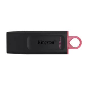 Kontrolsat - Pendrive Kingston DataTraveler Exodia - 256GB - USB 3.2 - Preto e Vermelho - DTX/256GB