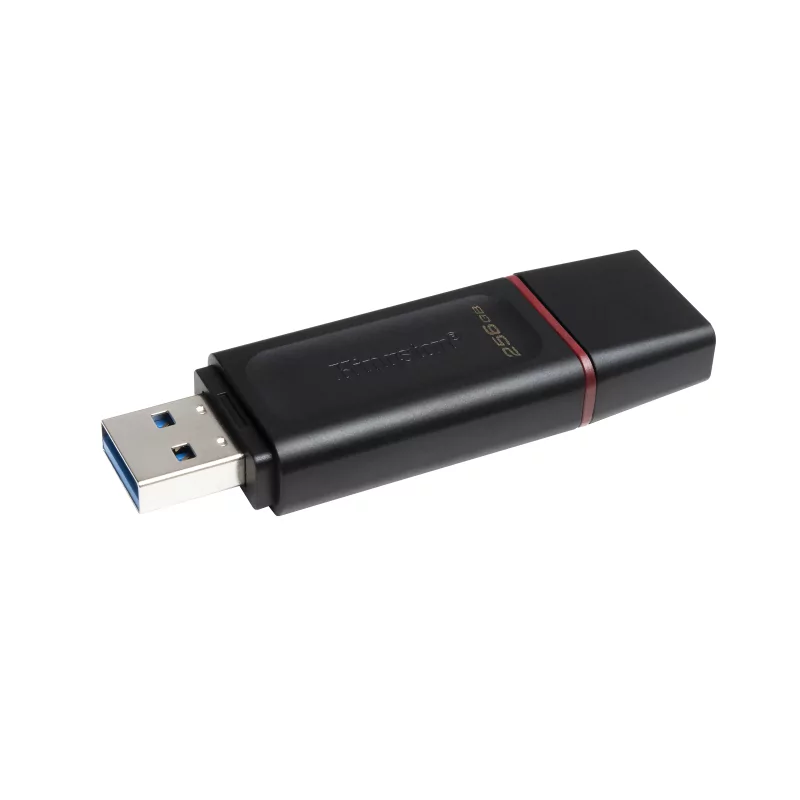 Kontrolsat - Pendrive Kingston DataTraveler Exodia - 256GB - USB 3.2 - Preto e Vermelho - DTX/256GB