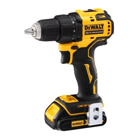 Kontrolsat - Berbequim Aparafusador sem Escovas Dewalt XR - 18V - 13mm - 2 Baterias Li-Ion 2,0 Ah - DCD708D2T-QW Kontrolsat - Berbequim Aparafusador sem Escovas Dewalt XR - 18V - 13mm - 2 Baterias Li-Ion 2,0 Ah - DCD708D2T-QW