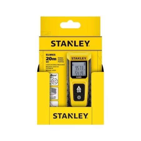 Kontrolsat - Medidor Laser Stanley - 20 m - SLM65 - STHT77065-0 Kontrolsat - Medidor Laser Stanley - 20 m - SLM65 - STHT77065-0