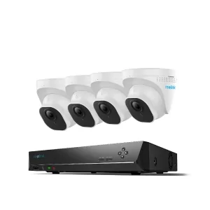 Kontrolsat - Reolink PoE Video Surveillance Kit - 2TB Recorder x 4 Dome Cameras 520 - RLK8-520 D4-A