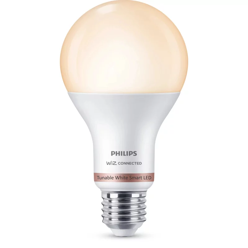 Kontrolsat - Philips WiZ Standard Bulb - LED - E27 - 13 W - 2,700K-6,500K - 1521 LM - Wi-Fi Kontrolsat - Philips WiZ Standard Bulb - LED - E27 - 13 W - 2,700K-6,500K - 1521 LM - Wi-Fi
