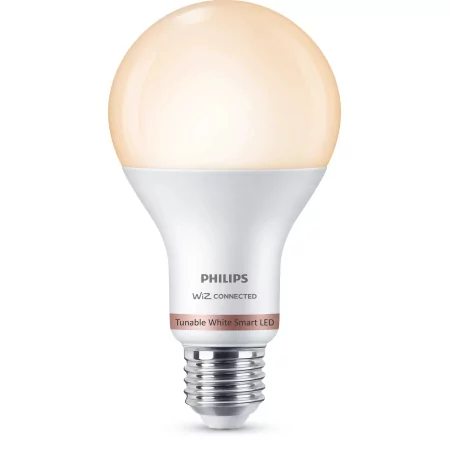 Kontrolsat - Philips WiZ Standard Bulb - LED - E27 - 13 W - 2,700K-6,500K - 1521 LM - Wi-Fi Kontrolsat - Philips WiZ Standard Bulb - LED - E27 - 13 W - 2,700K-6,500K - 1521 LM - Wi-Fi