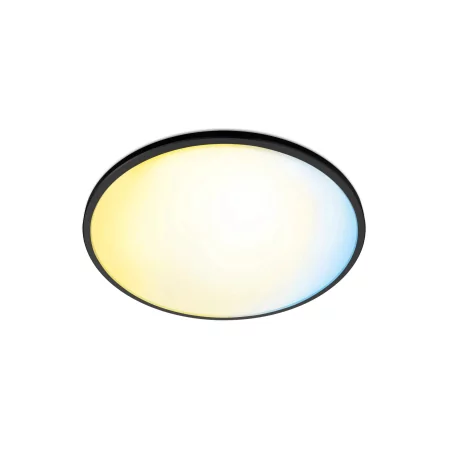 Kontrolsat - Luminária WiZ Philips - LED - 14 W - 1300 LM - ø 242 mm - Moldura Preta Kontrolsat - Luminária WiZ Philips - LED - 14 W - 1300 LM - ø 242 mm - Moldura Preta