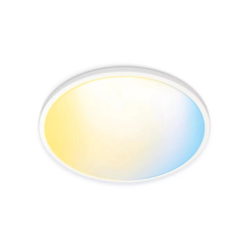 Kontrolsat - Luminária WiZ Philips - LED - 14 W - 1300 LM - ø 242 mm - Moldura Branca Kontrolsat - Luminária WiZ Philips - LED - 14 W - 1300 LM - ø 242 mm - Moldura Branca