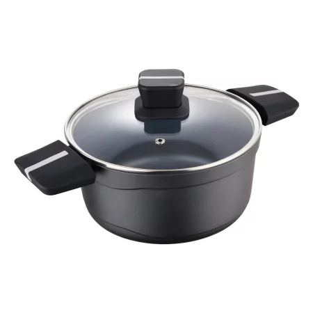Kontrolsat - Caçarola San Ignacio Bistro - 20 x 10 cm - Alumínio Fundido - c/ Tampa - Cinza - SG6425
