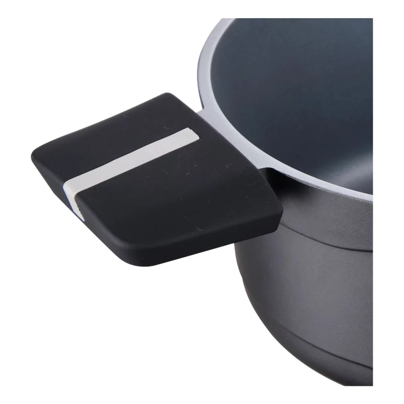 Kontrolsat - Caçarola San Ignacio Bistro - 20 x 10 cm - Alumínio Fundido - c/ Tampa - Cinza - SG6425