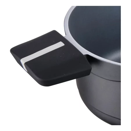 Kontrolsat - Caçarola San Ignacio Bistro - 20 x 10 cm - Alumínio Fundido - c/ Tampa - Cinza - SG6425