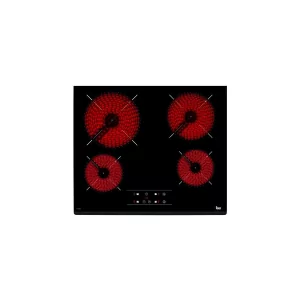 Kontrolsat - TEKA Vitroceramic Hob TZ-6415 - 4 Zones, 6300W, Black