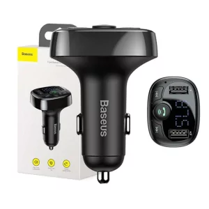 Kontrolsat - Baseus Car Charger - FM Transmitter / Bluetooth / 2xUSB - 3.4A - CCTM-01