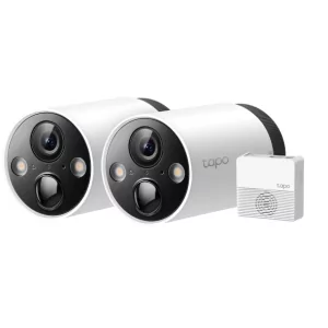 Kontrolsat - Kit 2 Câmaras de Segurança TP-Link - Tapo C420S2 - Detecção de Pessoas - 2K