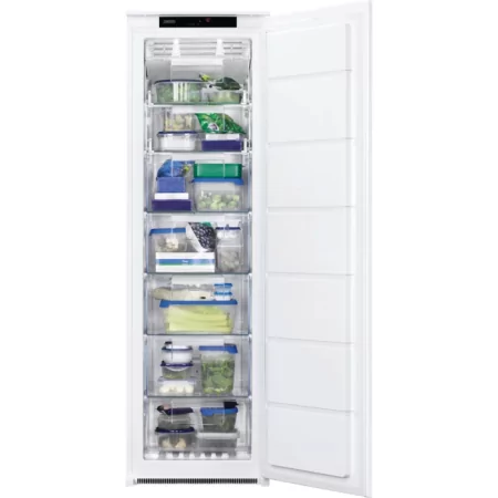 Kontrolsat - Zanussi Vertical Freezer - 204L - Class F - White - ZUNN18FS1 Kontrolsat - Zanussi Vertical Freezer - 204L - Class F - White - ZUNN18FS1