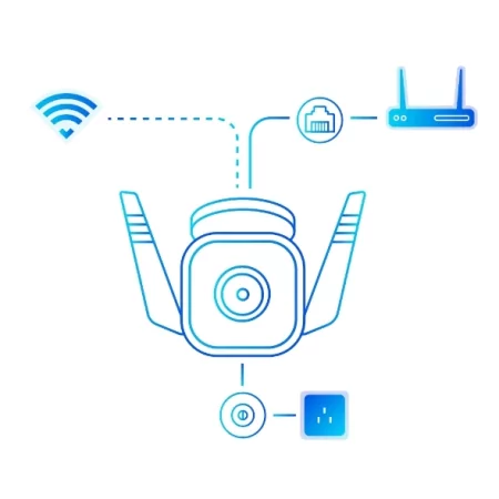 Kontrolsat - Câmara de Segurança TP-Link Tapo TC65 - 3 MP - Wi-Fi - Exterior IP66