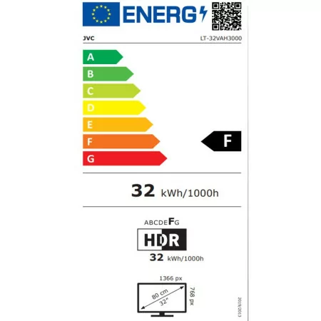 LED JVC 32-VAH-3000 - Smart