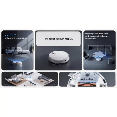 Kontrolsat - Aspirador Robô Xiaomi Mi Robot Vacuum-Mop 2S - BHR5771EU