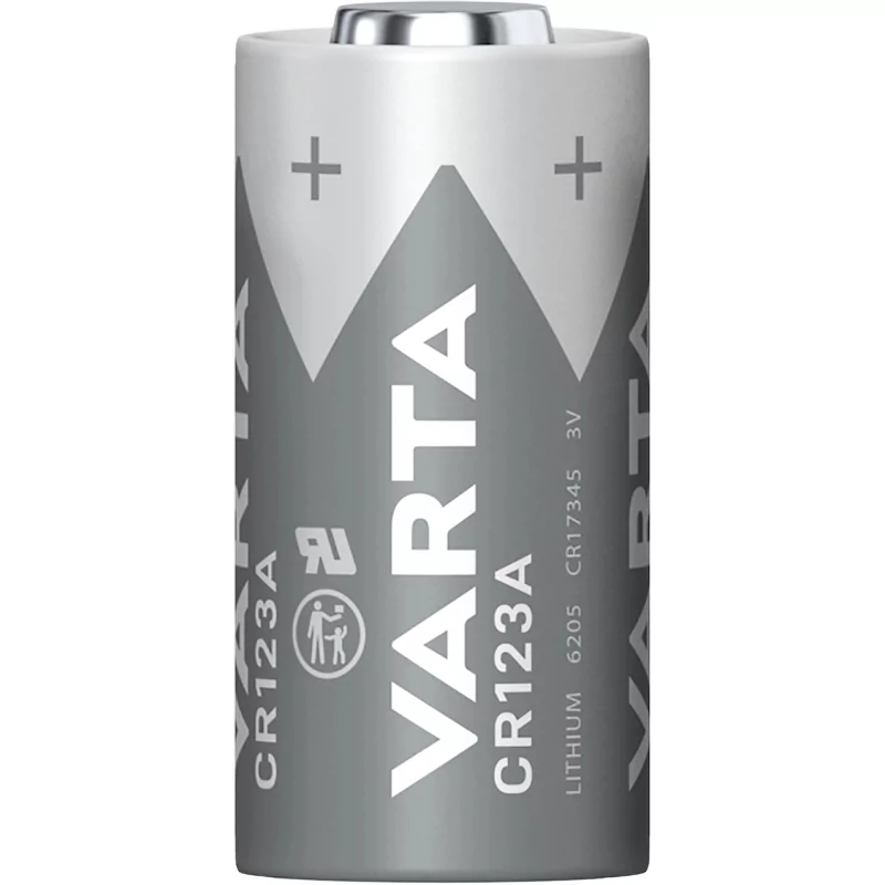 Kontrolsat - Varta Lithium Battery CR123A 3V - Blister/1pc Kontrolsat - Varta Lithium Battery CR123A 3V - Blister/1pc