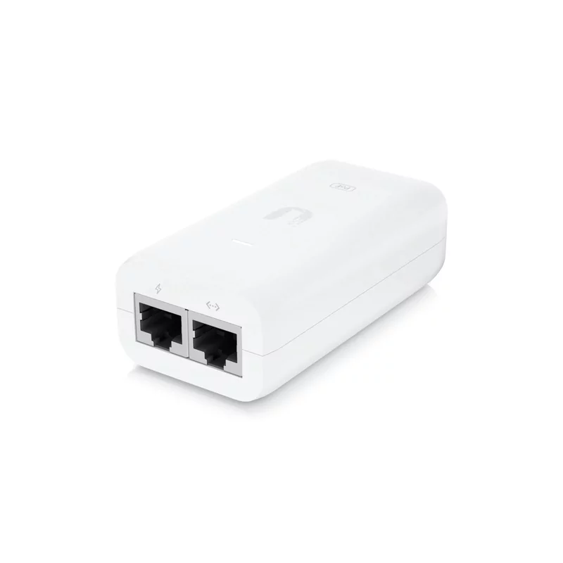 Kontrolsat - Injetor PoE Ubiquiti - 48VDC - 15W - 802.3af - Branco - U-POE-AF