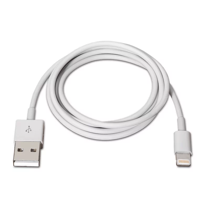Kontrolsat - Cabo Aisens Lightning - USB 2.0 Tipo A - 2 m - Branco - A102-0036