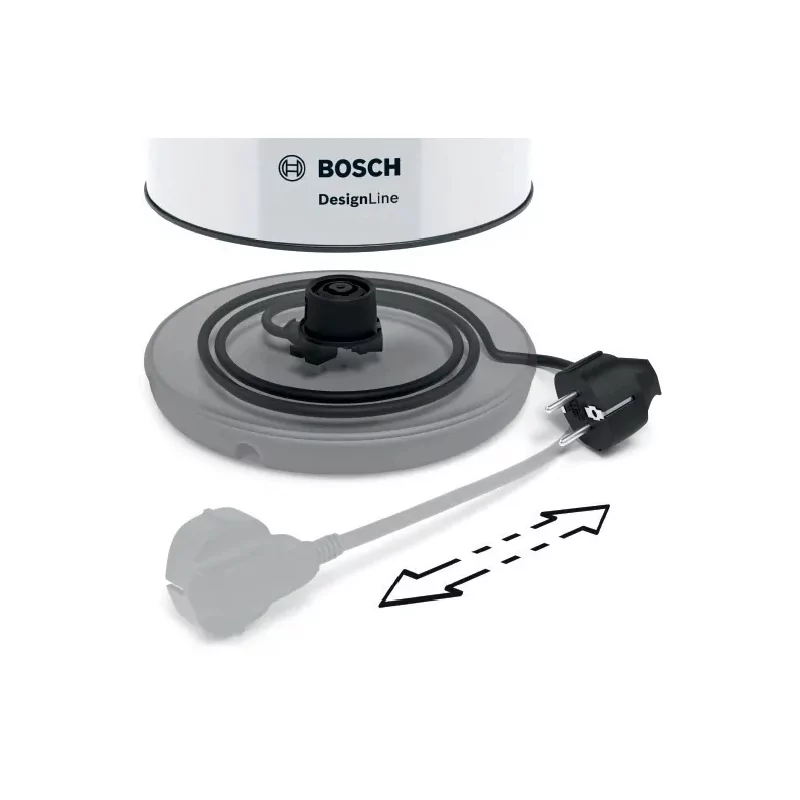 Kontrolsat - Bosch DesignLine Jug - 1.7 L - White - TWK-3-P-421