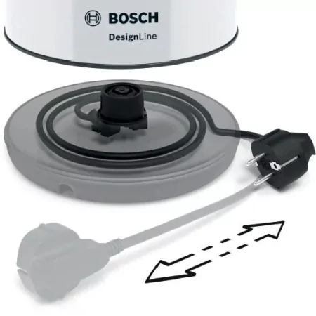Kontrolsat - Bosch DesignLine Jug - 1.7 L - White - TWK-3-P-421 Kontrolsat - Bosch DesignLine Jug - 1.7 L - White - TWK-3-P-421