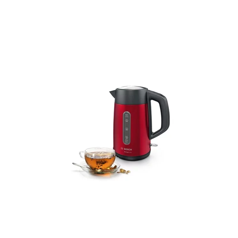 Kontrolsat - Bosch DesignLine Jug - 1.7 L - Red - TWK-4-P-434