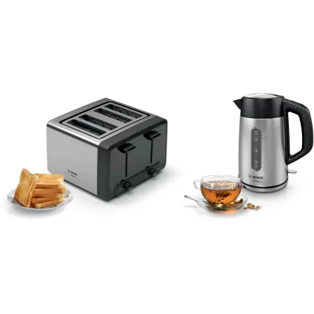 Kontrolsat - Bosch DesignLine jug - 1.7 L - Stainless steel - TWK-4-P-440 Kontrolsat - Bosch DesignLine jug - 1.7 L - Stainless steel - TWK-4-P-440