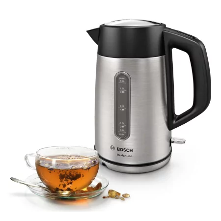 Kontrolsat - Bosch DesignLine jug - 1.7 L - Stainless steel - TWK-4-P-440 Kontrolsat - Bosch DesignLine jug - 1.7 L - Stainless steel - TWK-4-P-440