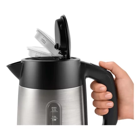Kontrolsat - Bosch DesignLine jug - 1.7 L - Stainless steel - TWK-4-P-440 Kontrolsat - Bosch DesignLine jug - 1.7 L - Stainless steel - TWK-4-P-440