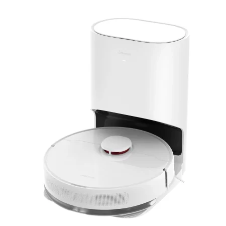 Kontrolsat - Dreame D10 Plus Robot Vacuum Cleaner - 4000 Pa - 5200 mAh - White - w/ Charging and Collection Base - RLS3D Kontrolsat - Dreame D10 Plus Robot Vacuum Cleaner - 4000 Pa - 5200 mAh - White - w/ Charging and Collection Base - RLS3D