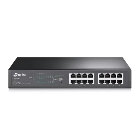 Kontrolsat - Switch TP-Link - 16 Portas - Gigabit - Smart Managed PoE + Rack Mountable - TL-SG1016PE