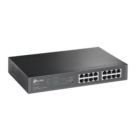 Kontrolsat - TP-Link Switch - 16 Ports - Gigabit - Smart Managed PoE + Rack Mountable - TL-SG1016PE