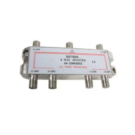 Splitter- 6-way -5-2500MHz- 11.5dB-AXIL