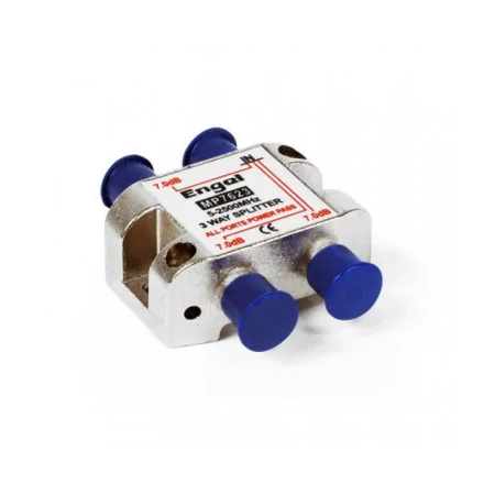 3-way splitter- 4-2400Mhz-7.0dB- AXIL