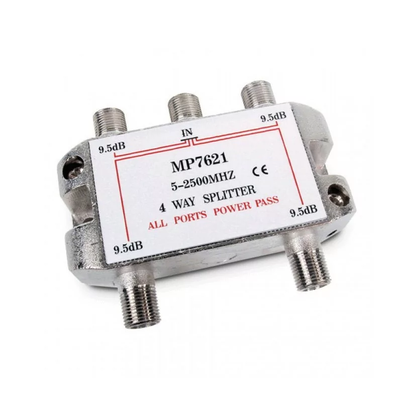 4-way splitter - 4 - 2400MHz - 9.5dB - AXIL