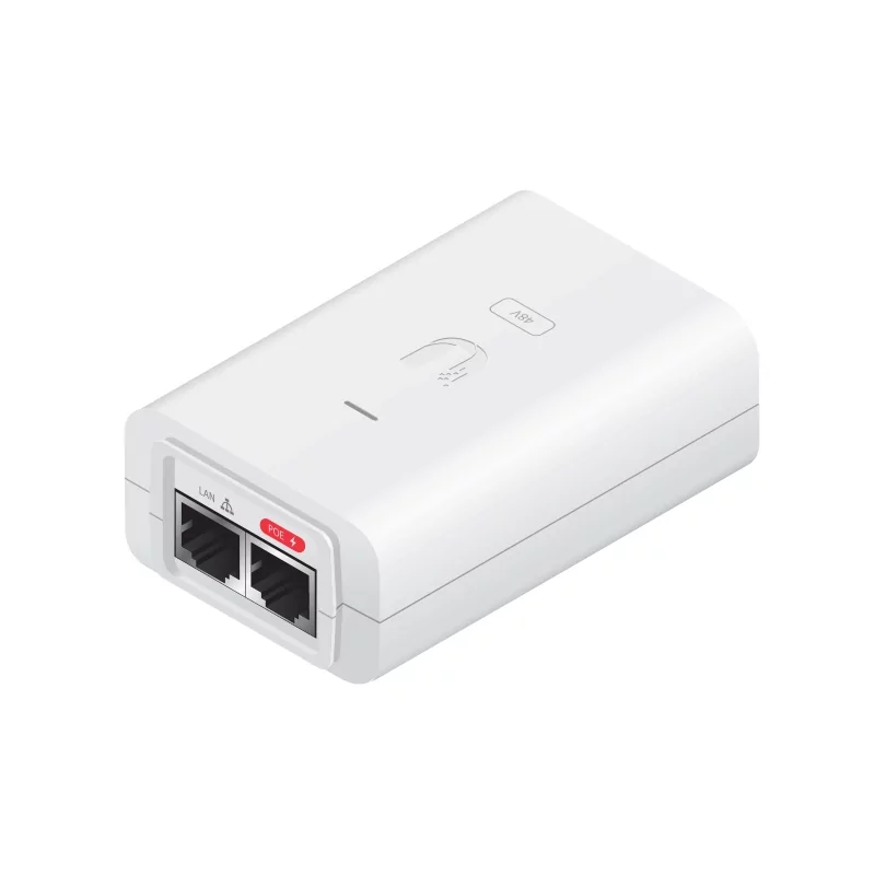 Kontrolsat - Ubiquiti PoE Injector - 48 V - 24 W - White - POE-48-24W-WH