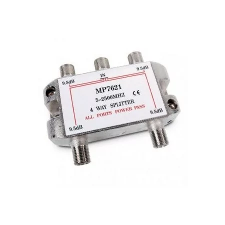 4-way splitter - 5 - 2400Mhz - 9.5dB - AXIL