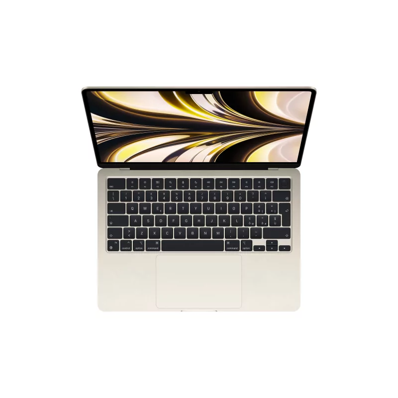 Kontrolsat - Apple MacBook Air 13" - Chip M2 - 8-Core CPU - 8-Core GPU - 8GB/256GB - Starlight - MLY13PO/A