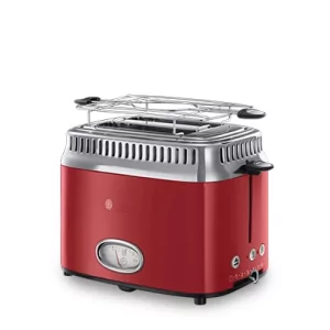 Kontrolsat - Torradeira 2 Fatias Retro Ribbon Red - Russell Hobbs