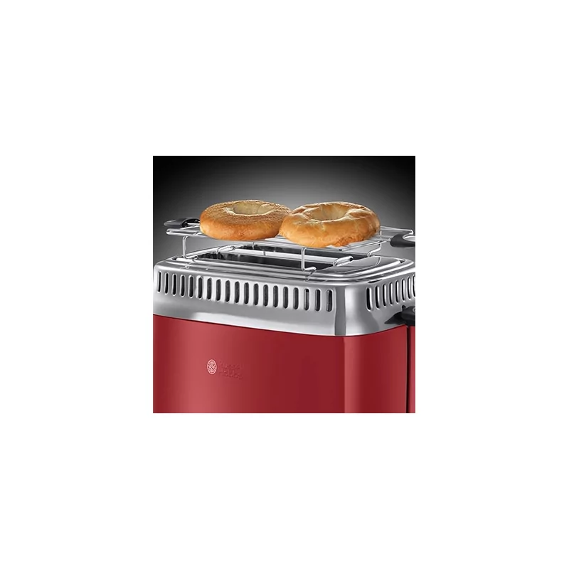 Kontrolsat - Torradeira 2 Fatias Retro Ribbon Red - Russell Hobbs