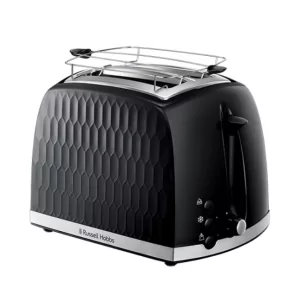 Kontrolsat - Honeycomb Black 2-Slice Toaster - Russell Hobbs