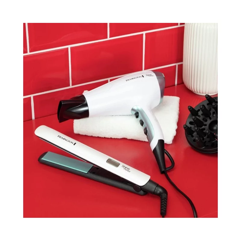 Kontrolsat - Remington Shine Therapy Hair Dryer + Straightener Kit - S8500GP