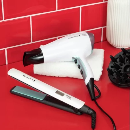 Kontrolsat - Remington Shine Therapy Hair Dryer + Straightener Kit - S8500GP Kontrolsat - Remington Shine Therapy Hair Dryer + Straightener Kit - S8500GP