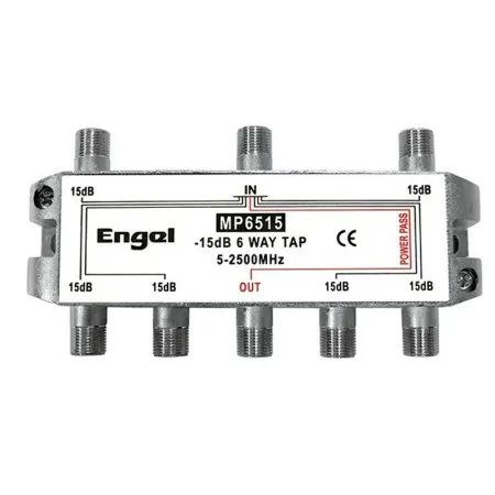 Splitter 6 outputs- 4-2400MHz-15dB- AXIL
