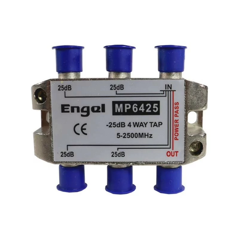 Repartidor 4 saídas- 5-2400Mhz-25dB- AXIL|Engel|8413173011322 Repartidor 4 saídas- 5-2400Mhz-25dB- AXIL|Engel|8413173011322