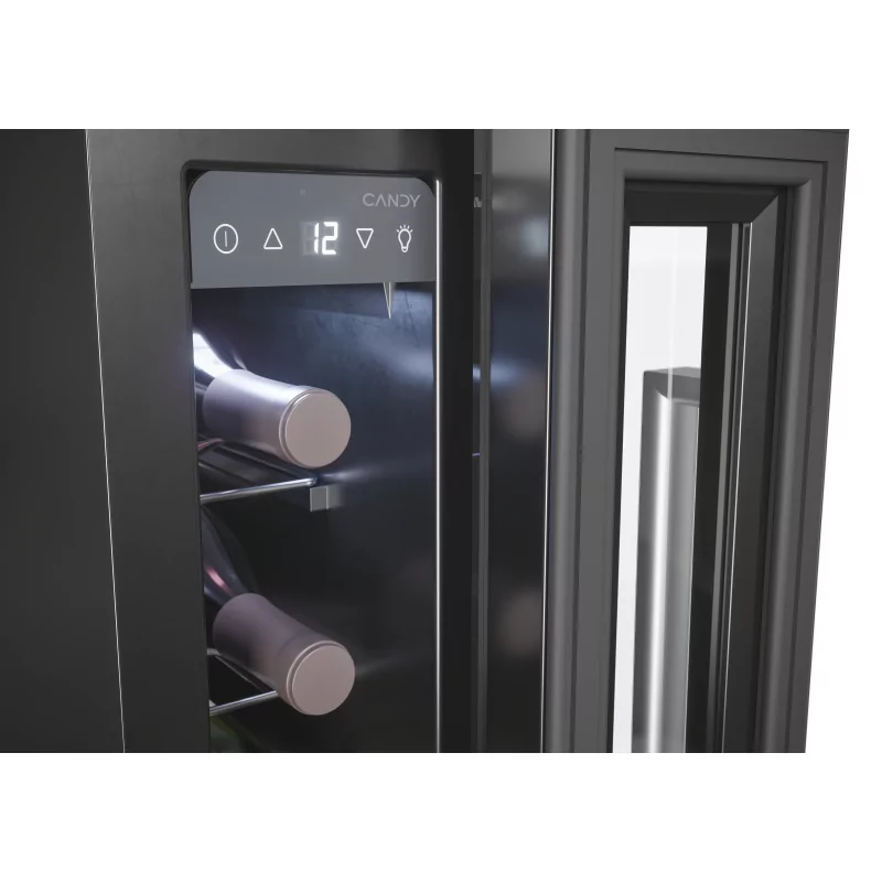 Kontrolsat - Candy Wine Cellar - 7 Bottles - Class G - Black - CCVB 15/1