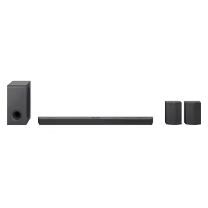 Kontrolsat - Barra de Som LG S90QY - 810W 9.1.5ch - Meridian, DTS:X, Atmos (HDMI eARC / Ótico / BT / USB)